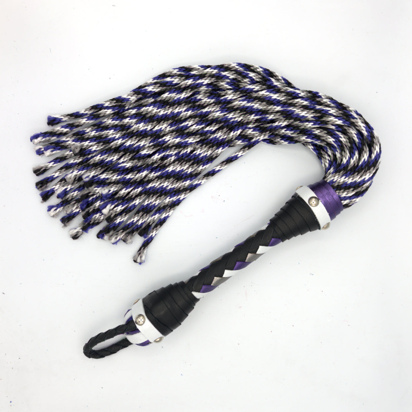 READY TO SHIP! - Pride Rope Flogger - Asexual/Demisexual Pride - Small –  AgAg