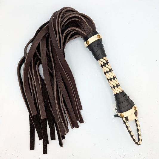 READY TO SHIP! Bison – Leather Flogger – Small – FSMBIBR112124