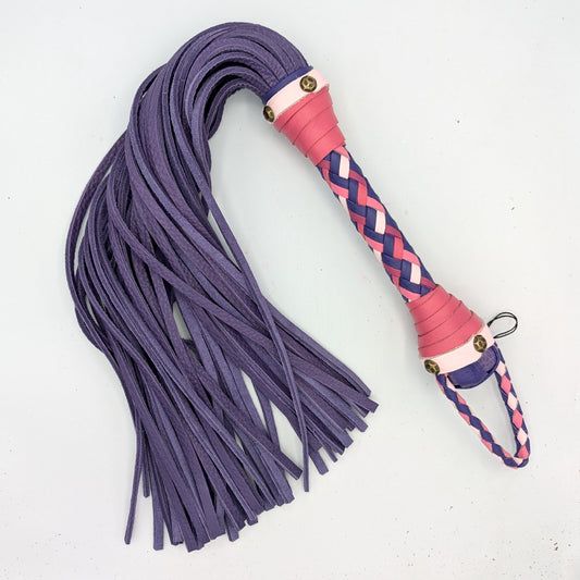 READY TO SHIP! Bull Hide – Leather Flogger – Small – FBUSMPP121224