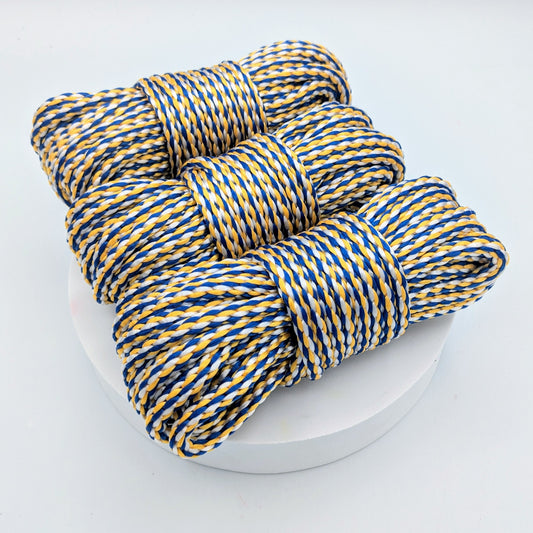 Color of the Month Special September!  1/4" - 6mm – Blueberry Lemonade - Solid Braid MFP Bondage Rope