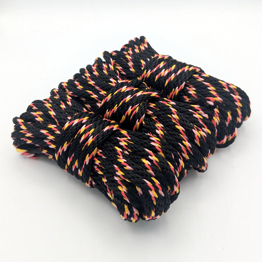 Fall Spooky Color of the "Month" - Candy Corn Rope! – 1/4” – 6mm – Σχοινί MFP Solid Braid